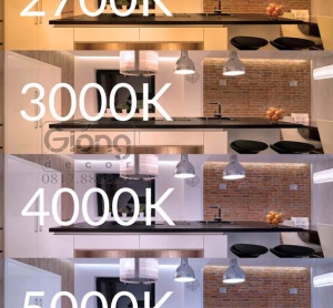 Sự khác nhau giữa 3 mức nhiệt độ màu ánh sáng phổ biến